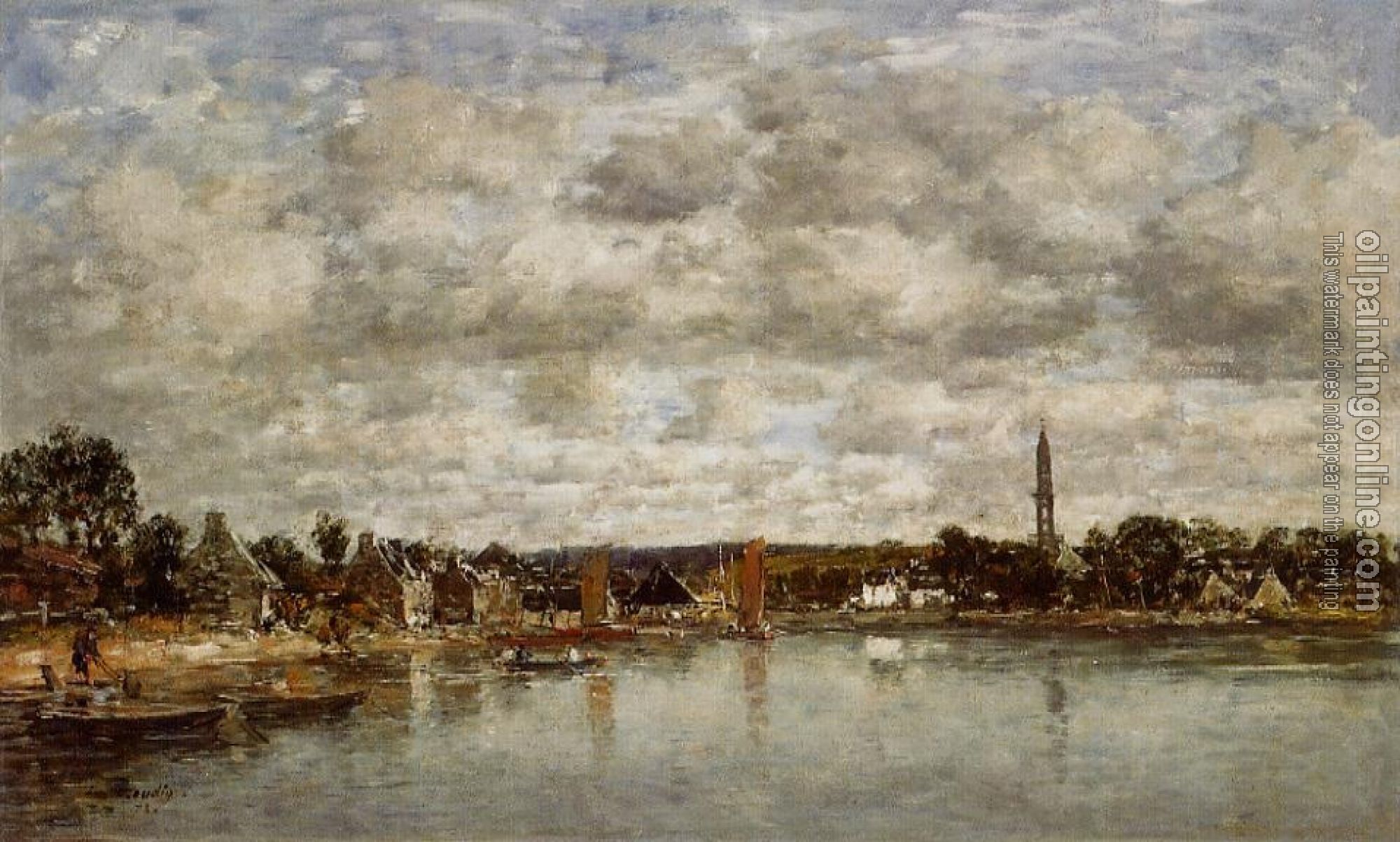 Boudin, Eugene - Hopital-Camfrout, Le Bourg